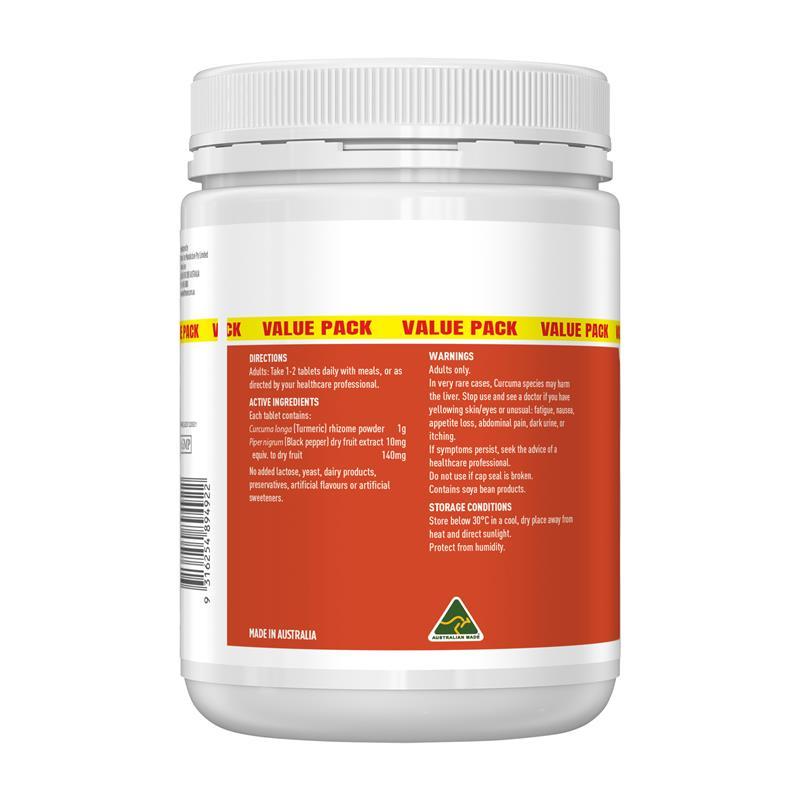 Healthy Care Organic Turmeric 300 Tablets