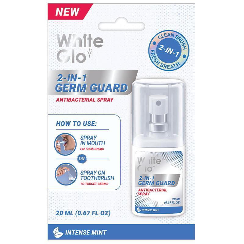 White Glo Germ Guard Antibacterial Spray 20ml