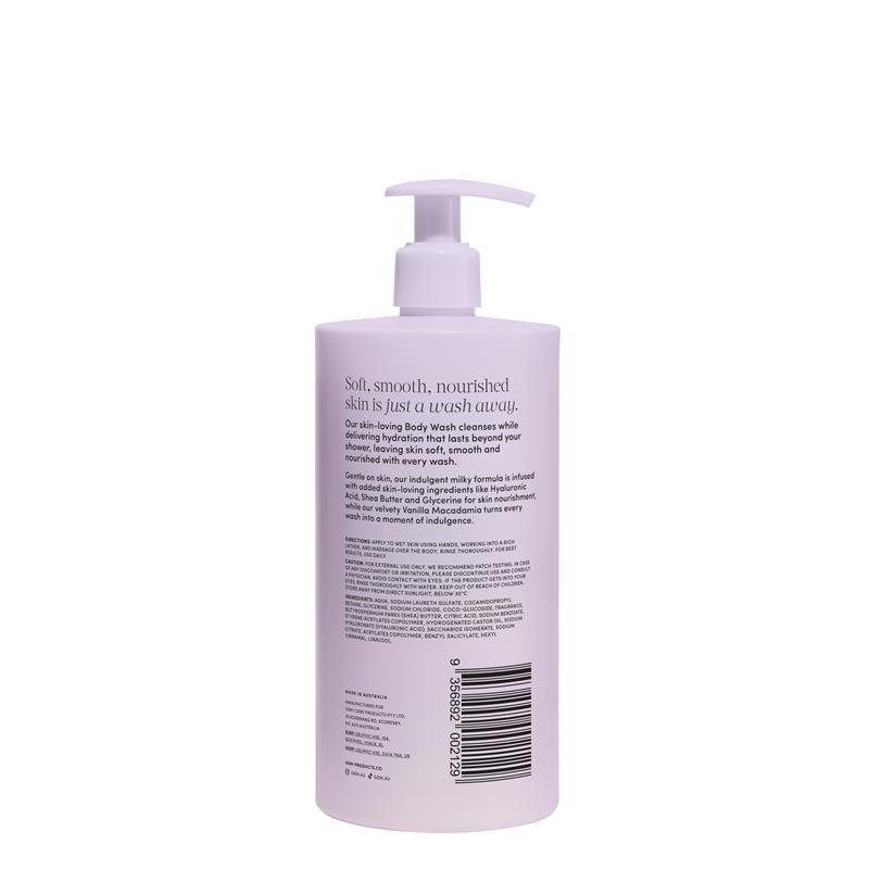 Gem Skin-Loving Vanilla Macadamia Body Wash 500ml Exclusive Size
