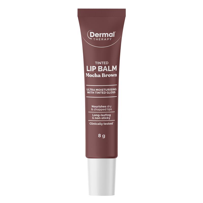 Dermal Therapy Tinted Lip Balm Mocha Brown 8g