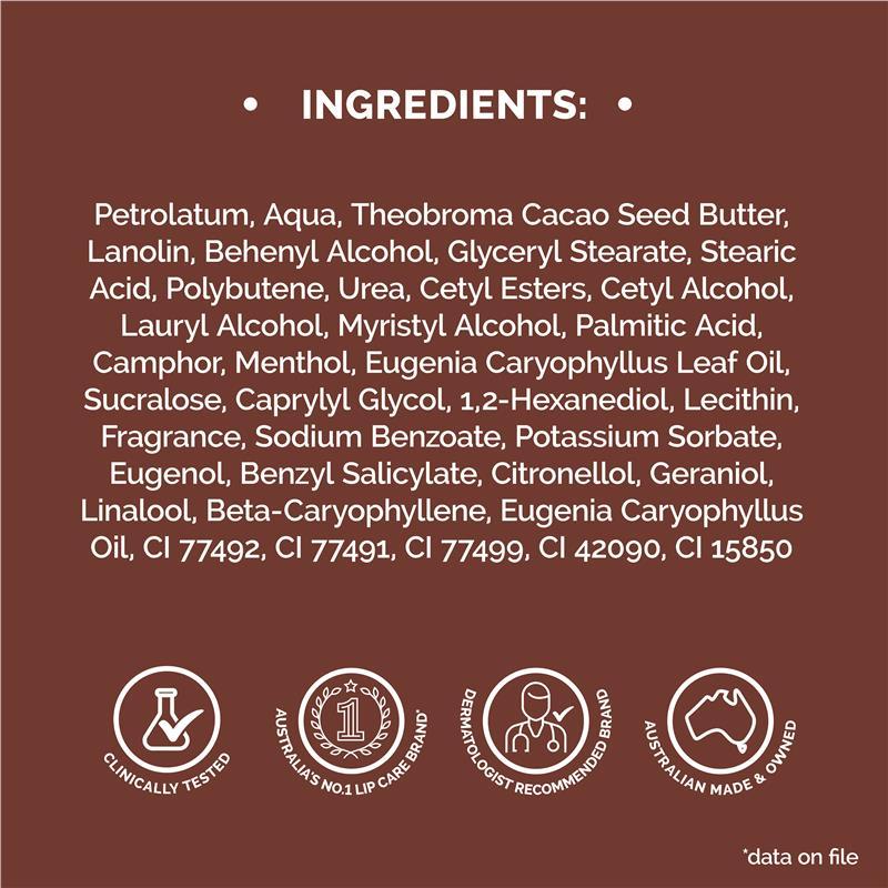 Dermal Therapy Tinted Lip Balm Mocha Brown 8g