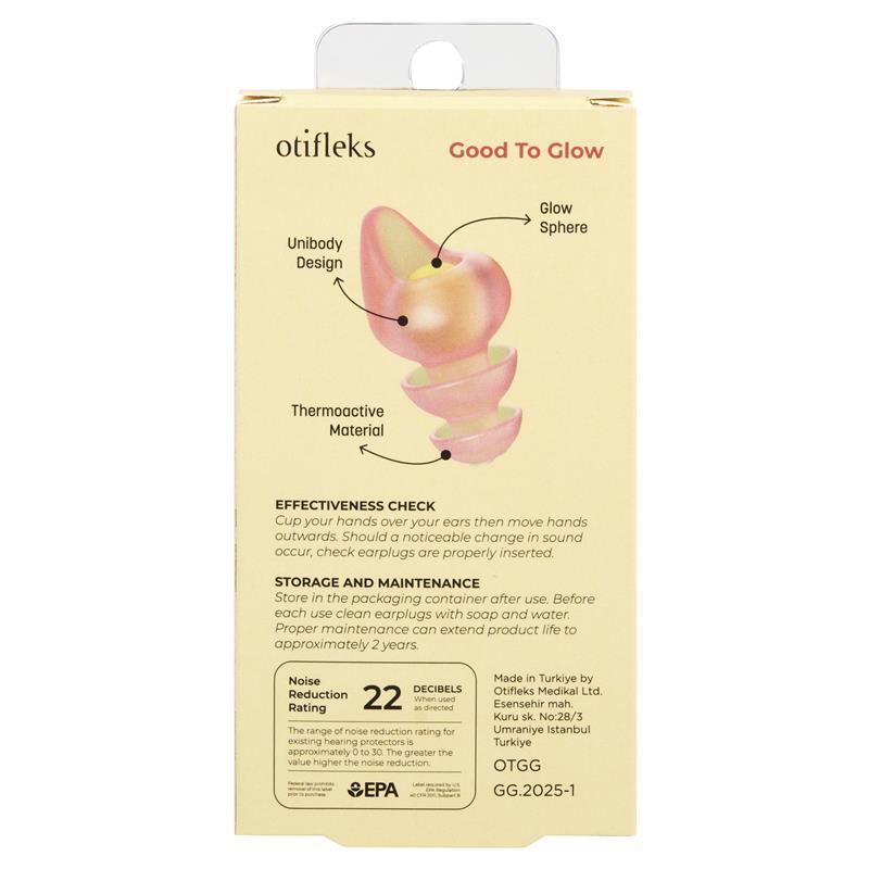 Otifleks Good to Glow Earplugs 2 Pairs