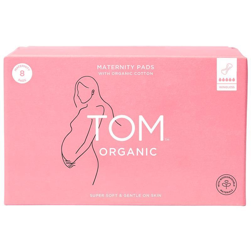 TOM Organic Maternity Pads 8 Pack