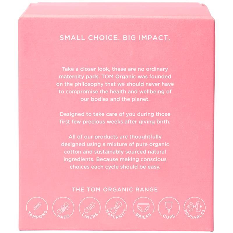 TOM Organic Maternity Pads 8 Pack