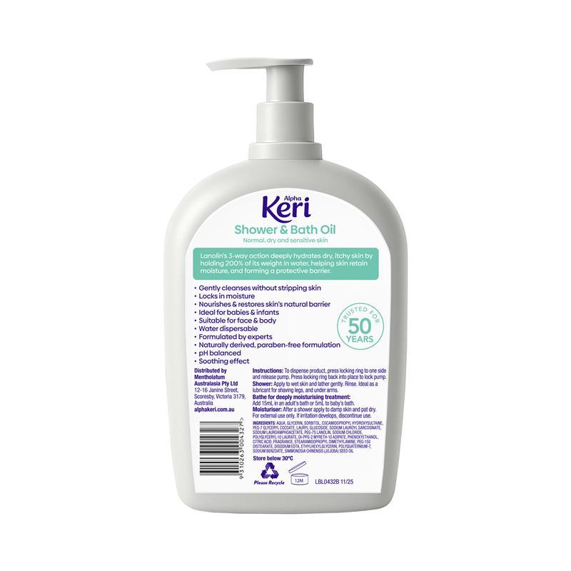 Alpha Keri Hydrating Shower & Body Oil 1L