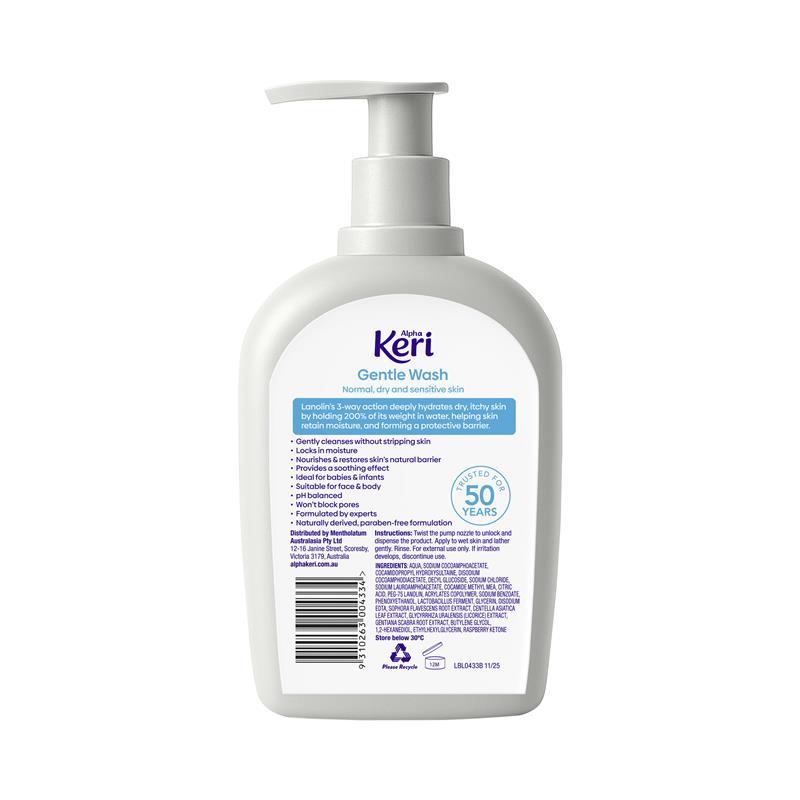 Alpha Keri Hydrating Gentle Wash 500ml