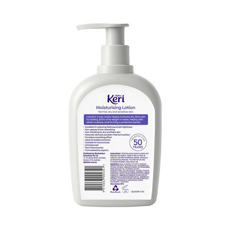 Alpha Keri Hydrating Moisturising Lotion 500ml