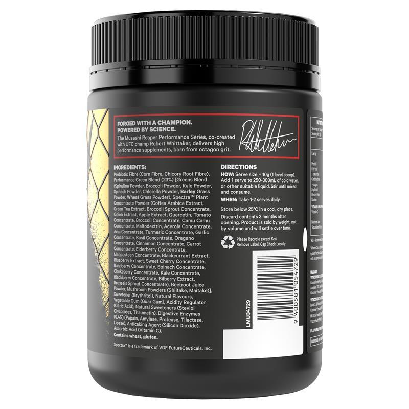 Musashi Reaper Performance Greens+ Tropical 300g