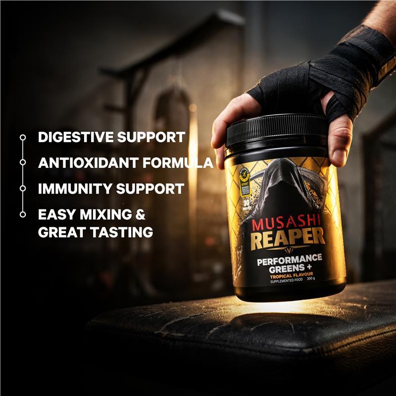 Musashi Reaper Performance Greens+ Tropical 300g
