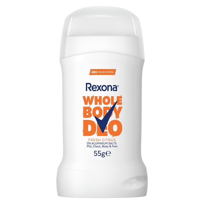 Rexona Women Whole Body Deodorant Stick Fresh Citrus 55g