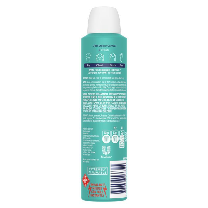 Rexona Women Whole Body Deodorant Aerosol Thermocool Eucalyptus & Coconut Water 230ml