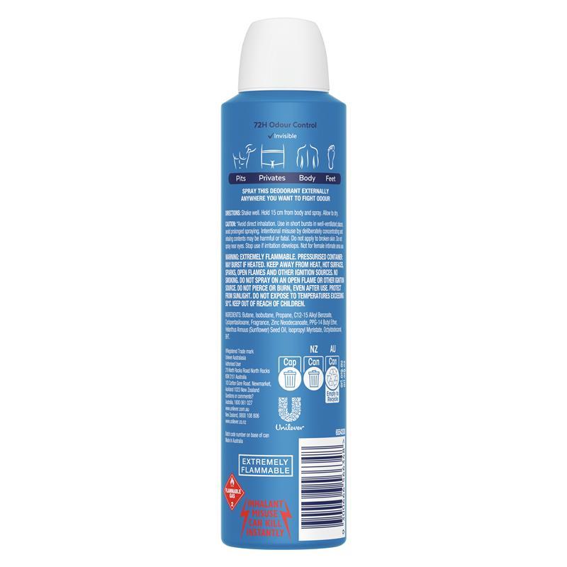 Rexona Men Whole Body Deodorant Aerosol Thermocool Menthol & Blue Lavendar 230ml