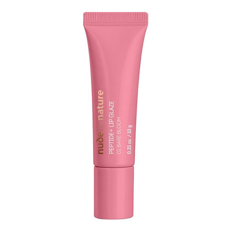 Nude by Nature Peptide Lip Glaze 10g 02 Bare Bloom