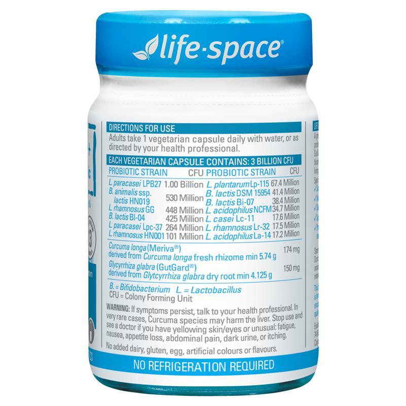 Life-Space Gut Relief + Debloat Probiotic 30 Capsules