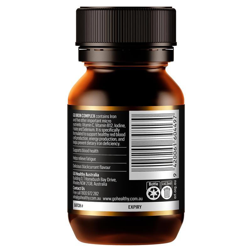 GO Healthy Iron Complex 30 Capsules