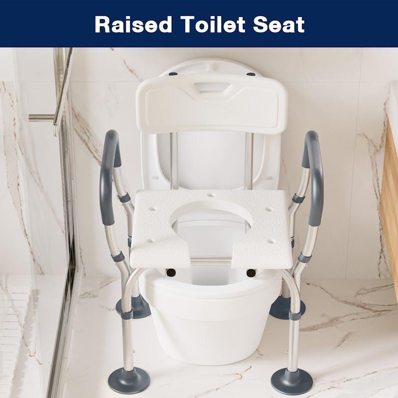 Altus Shower Chair With Commode Height Adjustable Aluminium Frame 1Unit