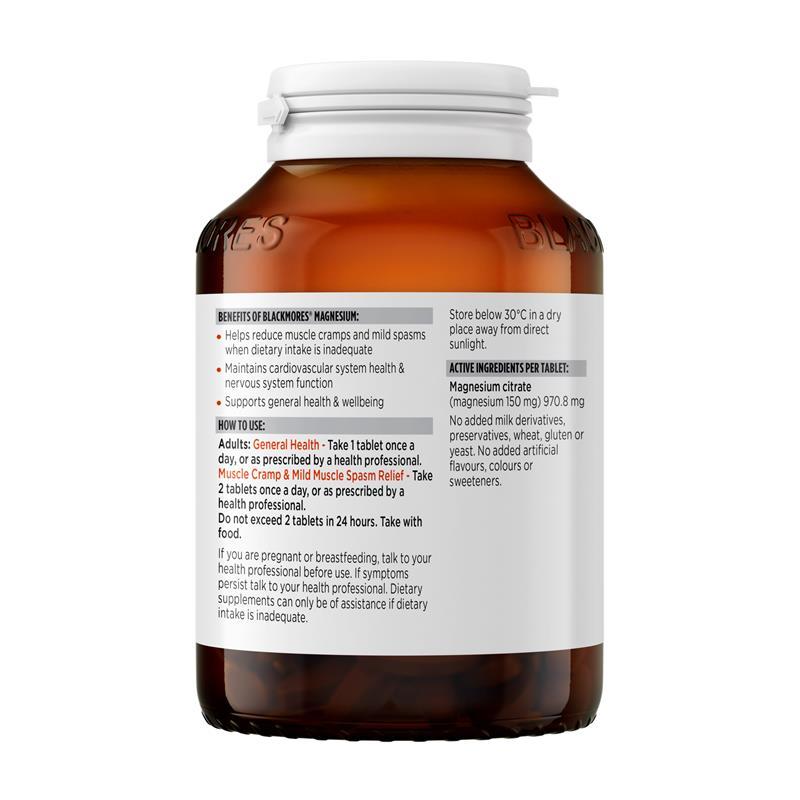 Blackmores Magnesium 100 Tablets