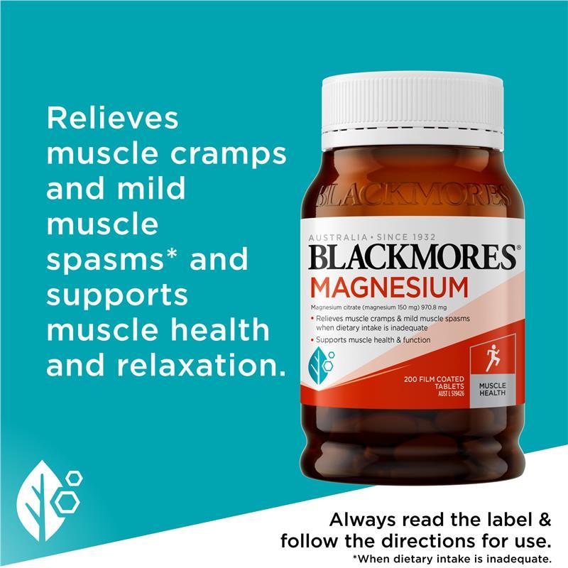 Blackmores Magnesium 200 Tablets