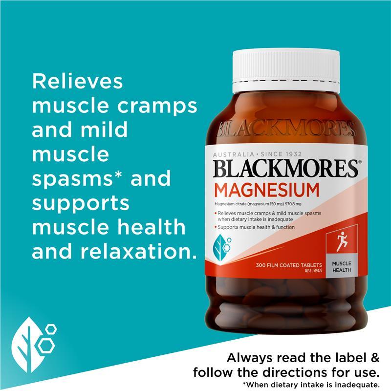 Blackmores Magnesium 300 Tablets Exclusive Size