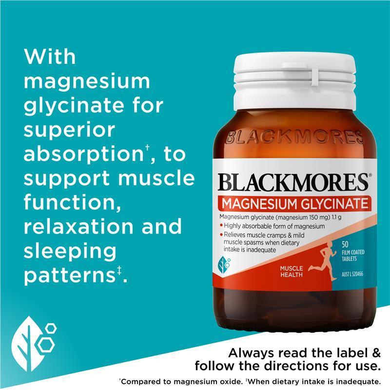 Blackmores Magnesium Glycinate 50 Tablets