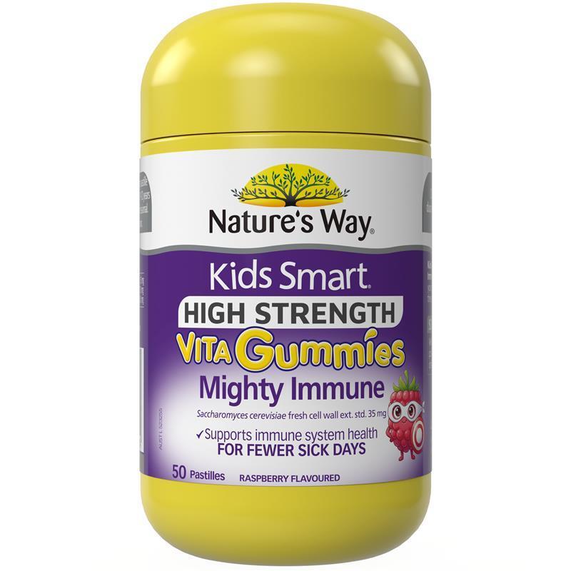 Nature's Way Kids Smart Vita Gummies High Strength Mighty Immune 50 Pastilles