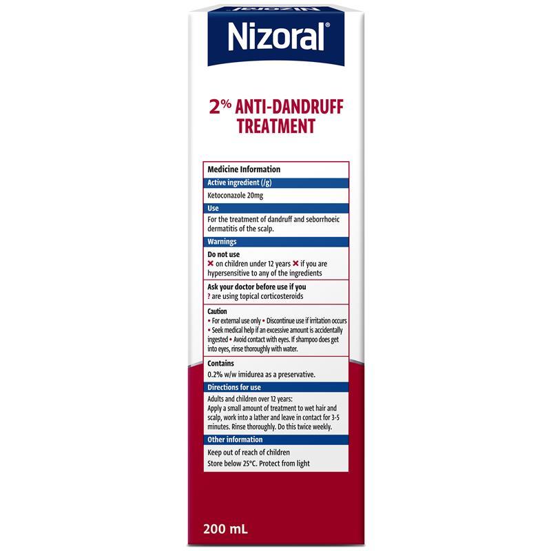 Nizoral 2% Anti-Dandruff Treatment 200ml
