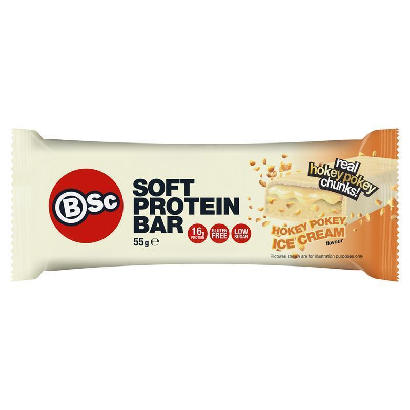 BSc Soft Protein Bar Hokey Pokey Ice Cream 55g
