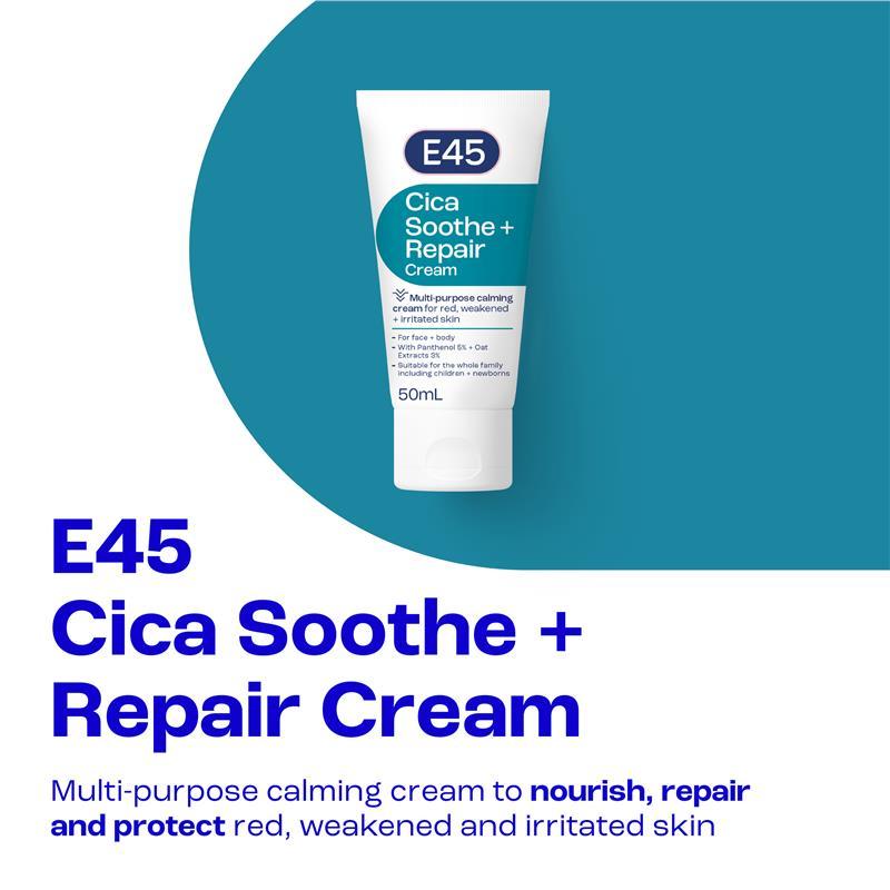 E45 Cica Soothe + Repair Cream 50ml
