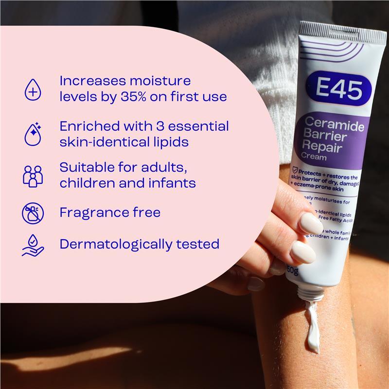 E45 Ceramide Barrier Repair Cream 50g