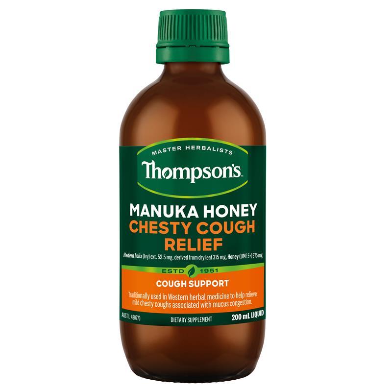 Thompson’s Manuka Honey Chesty Cough Relief 200ml