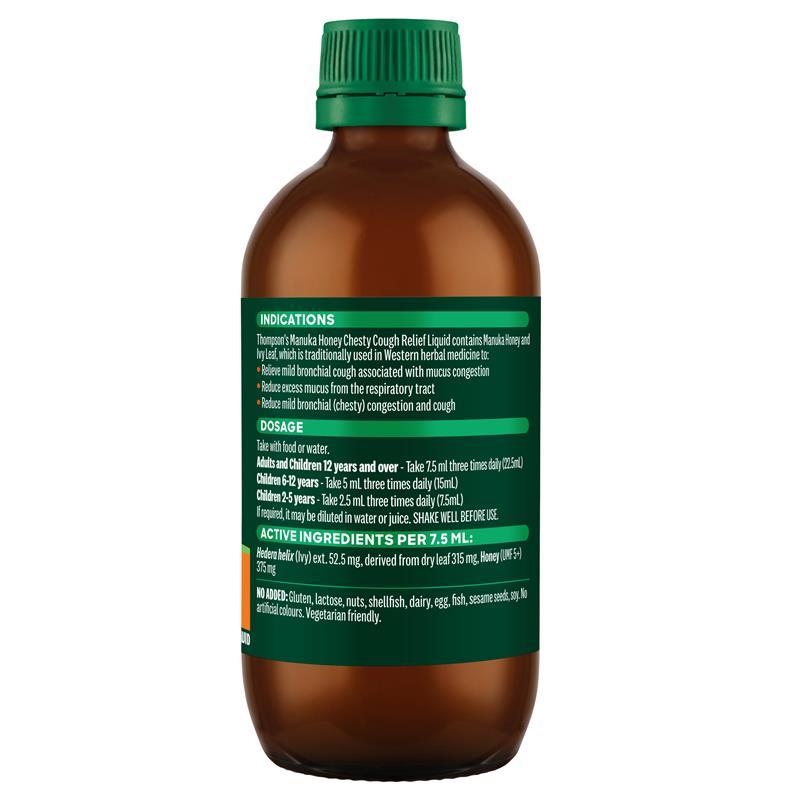 Thompson’s Manuka Honey Chesty Cough Relief 200ml