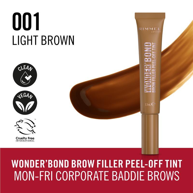 Rimmel Wonder Bond Brow Filler Tint Medium Blonde