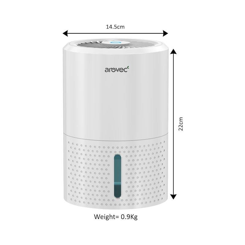 AROVEC Compact Dehumidifier Day Moisture Removal White