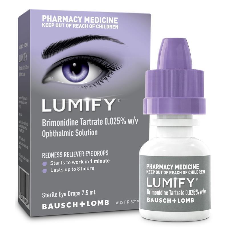 Buy Lumify Redness Reliever Eye Drops 7.5ml online at Chemist Warehouse