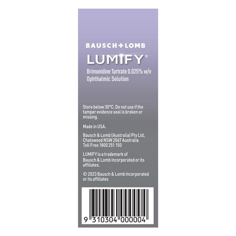 Lumify Redness Reliever Eye Drops 7.5ml