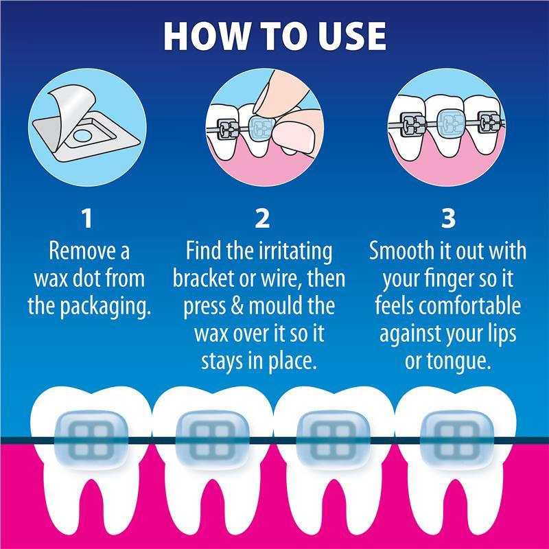 Piksters Braces Wax Dots 12 Pack
