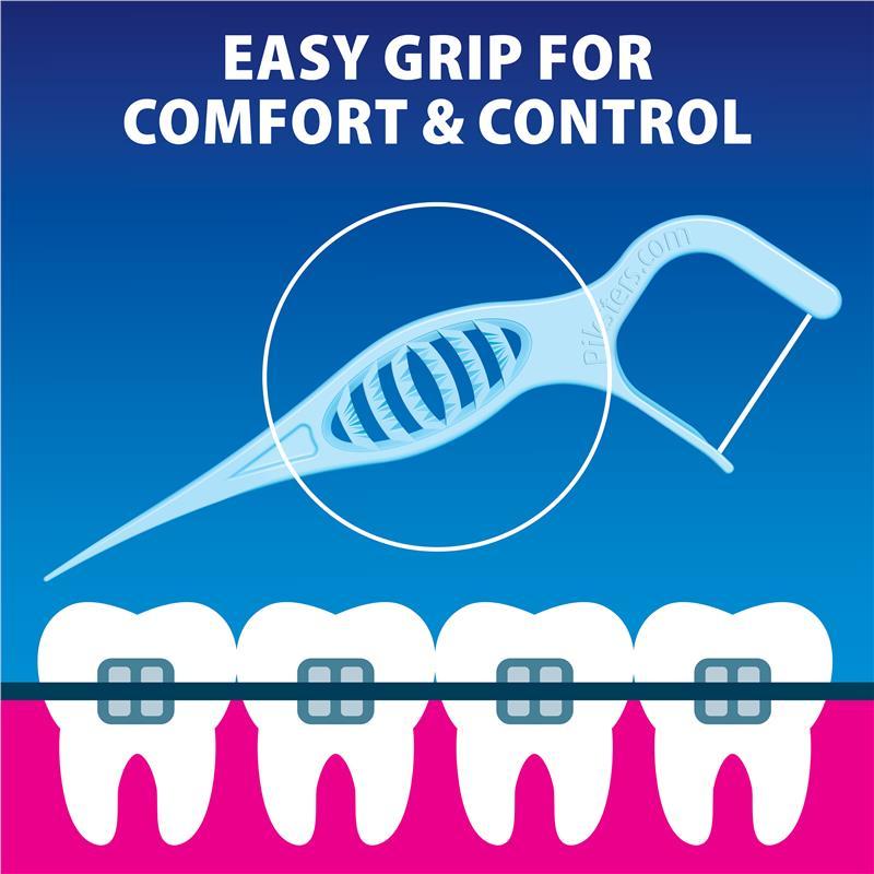 Piksters SupaGRIP Braces Floss Picks 20 Pack