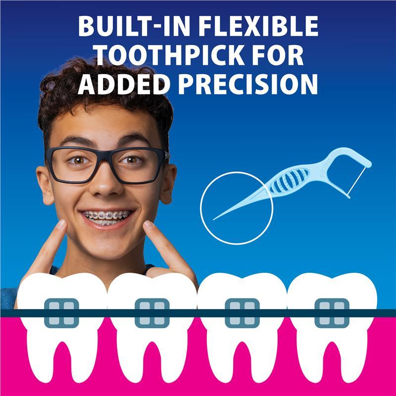 Piksters SupaGRIP Braces Floss Picks 20 Pack