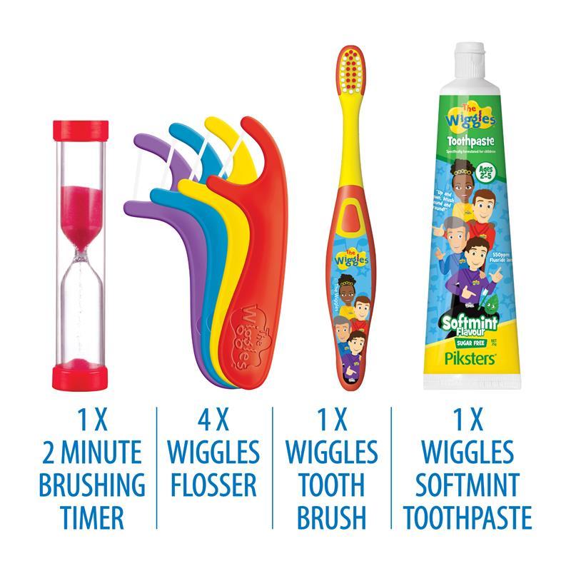Piksters The Wiggles Happy Teeth Travel Kit Ages 2+