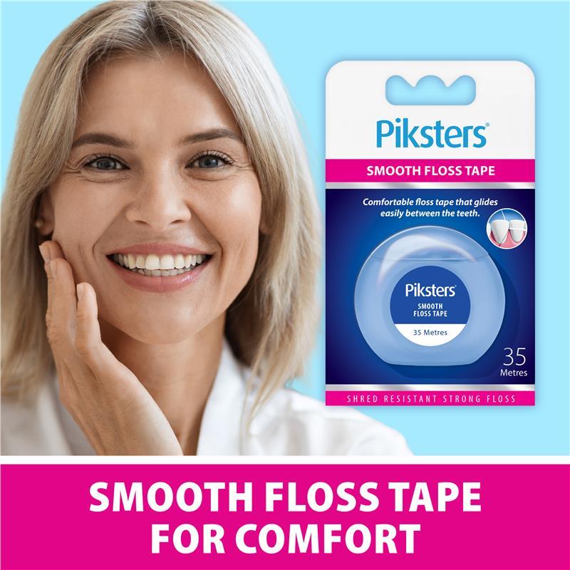 Piksters Smooth Floss Tape 35m