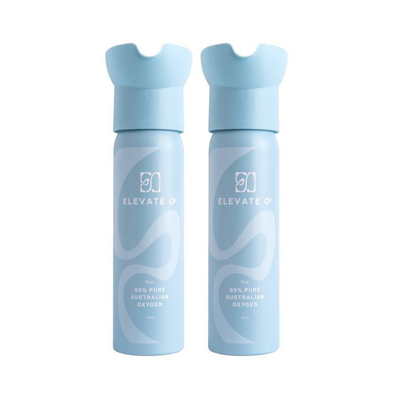 Elevate O2 95% Pure Australian Oxygen Natural 2 Pack