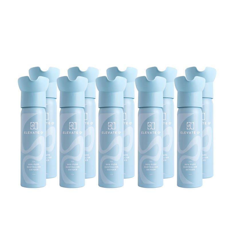 Elevate O2 95% Pure Australian Oxygen Natural 10 Pack