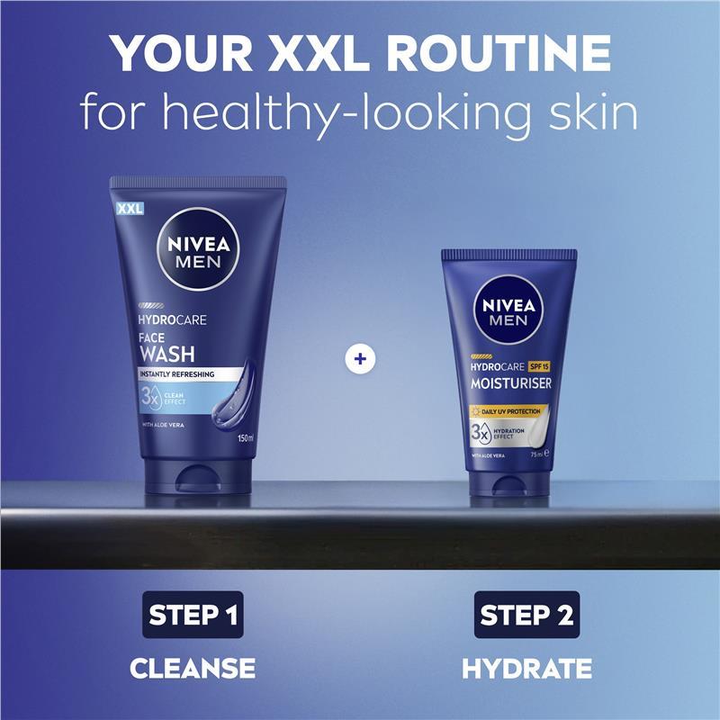 NIVEA MEN Hydrocare XXL Face Wash 150ml