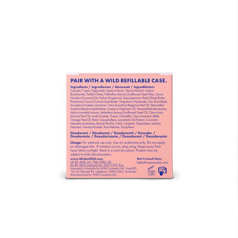Wild Deodorant Stick Refill Fresh Cotton & Sea Salt 40g