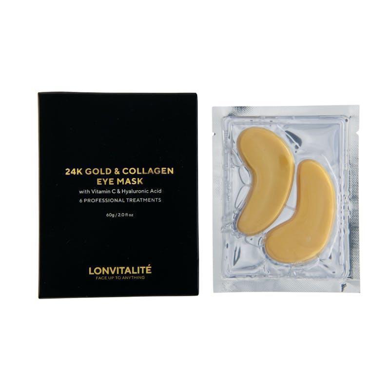 Lonvitalite 24K Gold & Collagen Mask 6 Pairs