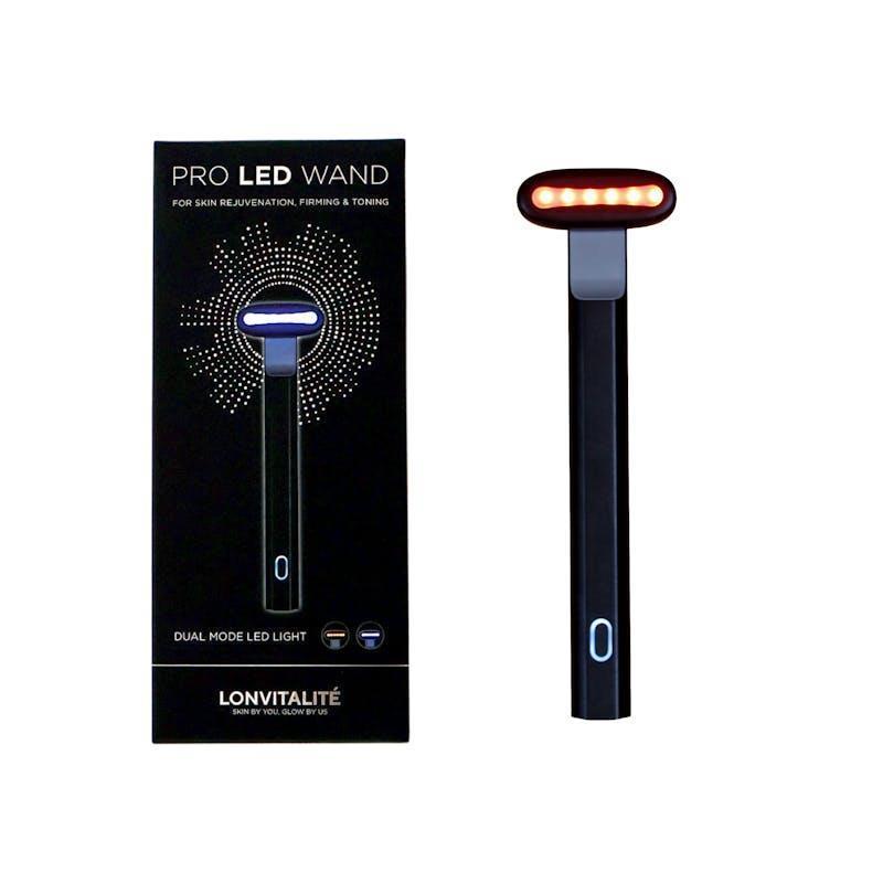 Lonvitalite PRO LED Wand – Dual Red & Blue Light Black