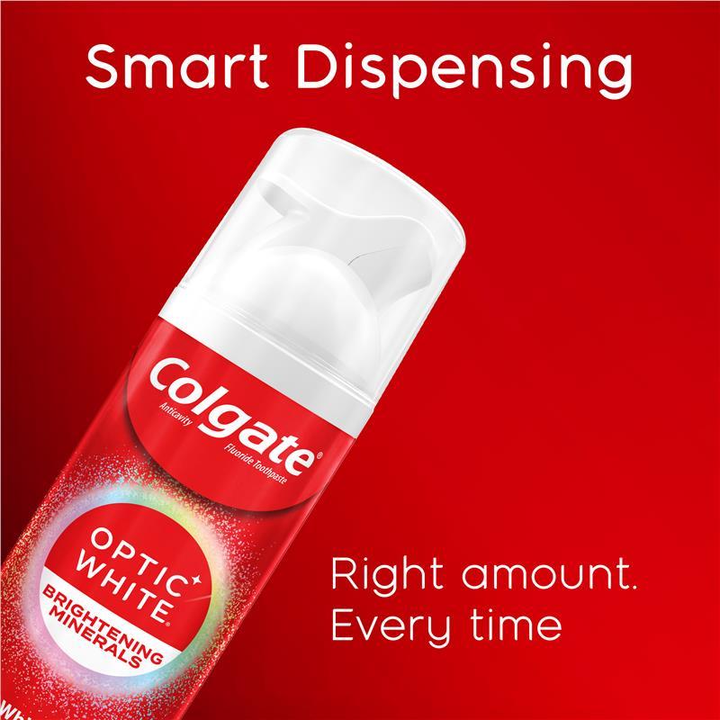 Colgate Toothpaste Optic White Brightening Minerals Pump 100g