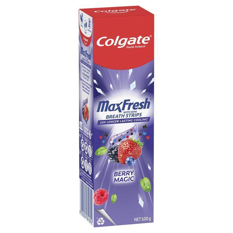 Colgate Toothpaste Max Fresh Berry Magic 100g