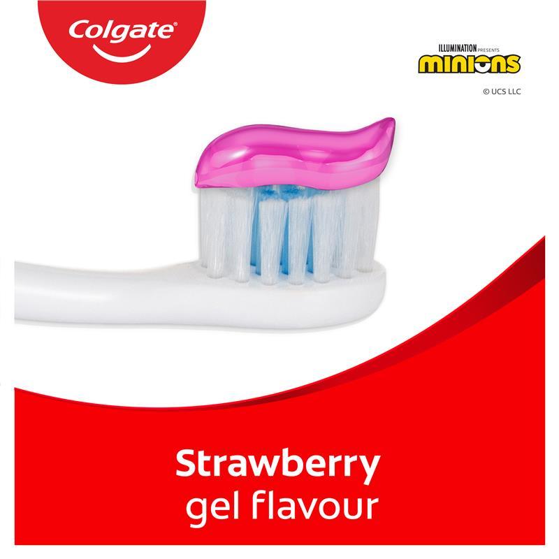 Colgate Toothpaste Kids Minion Strawberry Pump 6+ Years 85g