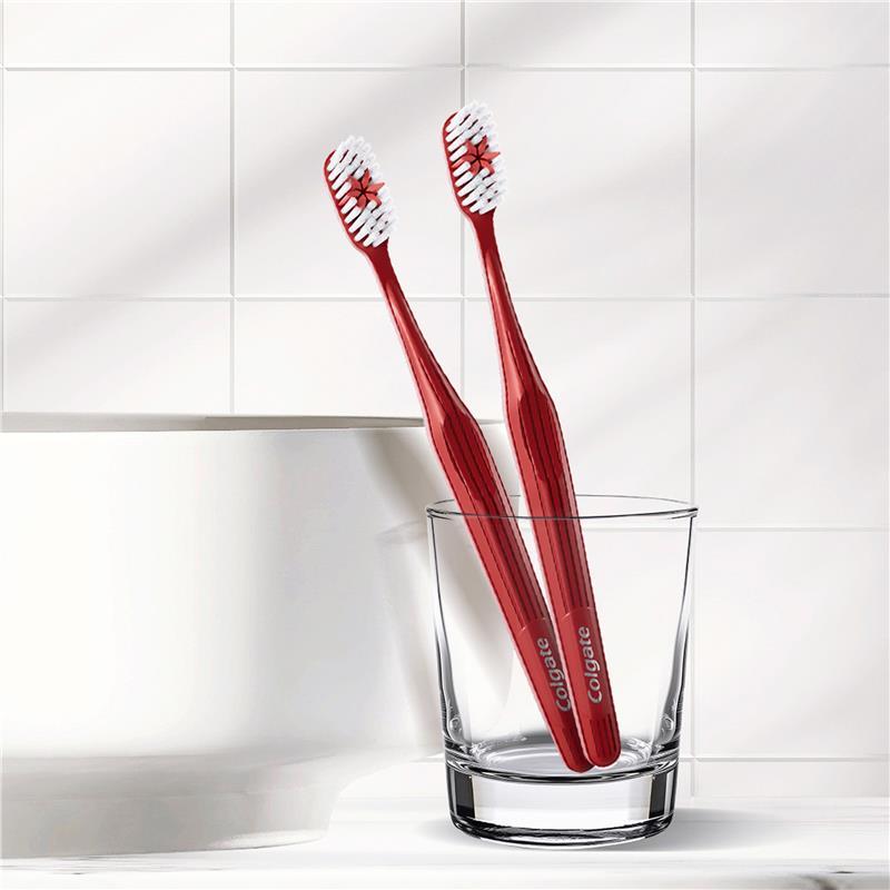 Colgate Toothbrush Brilliant Star White Medium 3 Pack